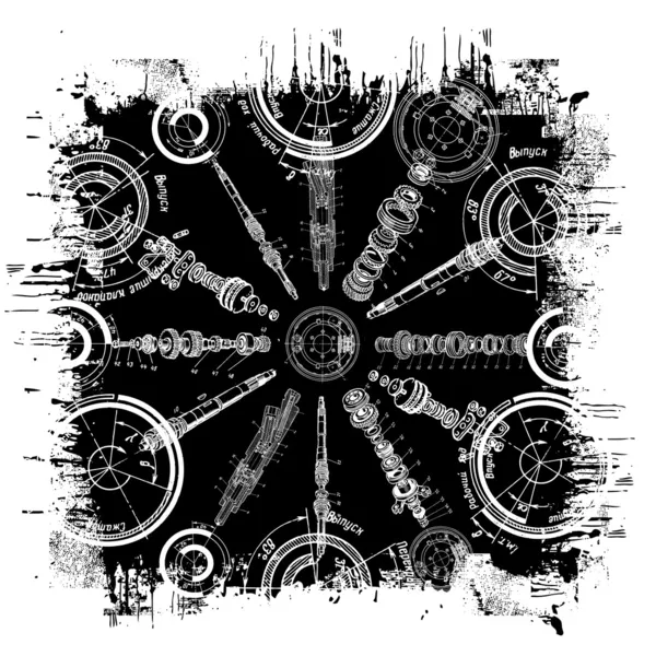 Grunge σχεδιάγραμμα — Διανυσματικό Αρχείο