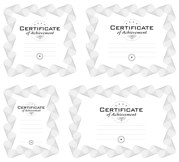 Modelo de diploma o certificado —  Fotos de Stock