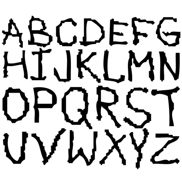 El yazısıyla yazılan alfabe — Stok fotoğraf