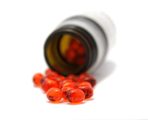 stock image Vitamin E capsules