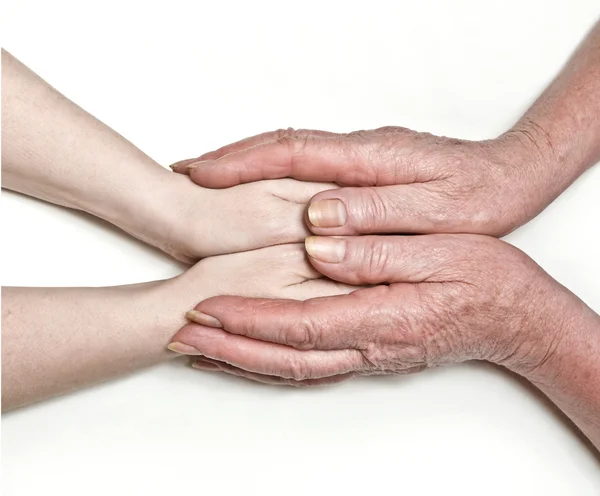 From a hand in a hand — Stock Photo, Image