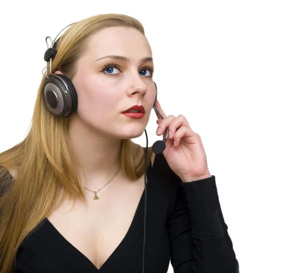 Listens to the sounds — Stock Photo, Image