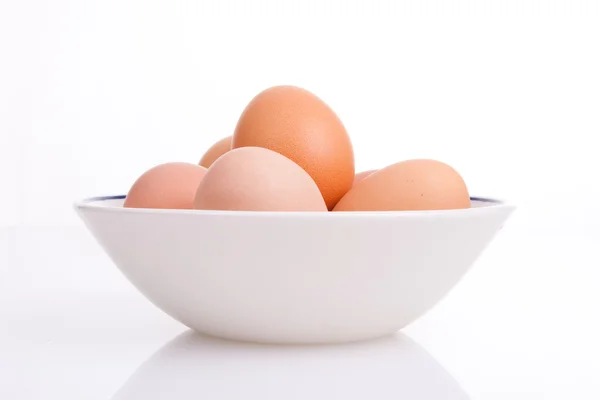 stock image Eggs in a bowl