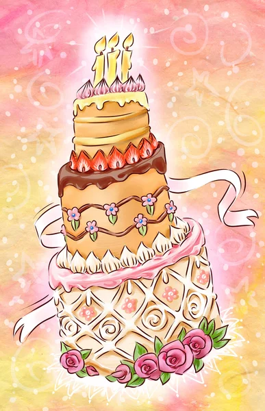 Celebratory cake — Stock Photo, Image