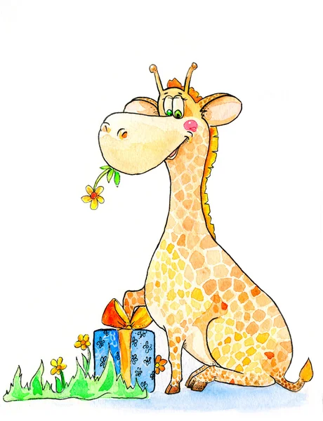 Ładny żyrafa — Zdjęcie stockowe