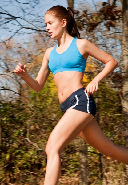 Mujer Corriendo Por Salud —  Fotos de Stock