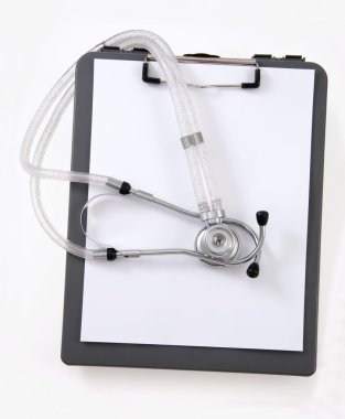 Stethoscope and Clip Board Box clipart