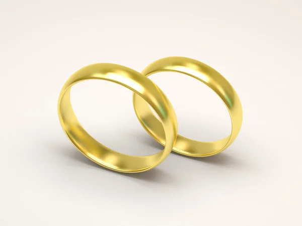 Belas Alianças Casamento Imagem — Fotografia de Stock
