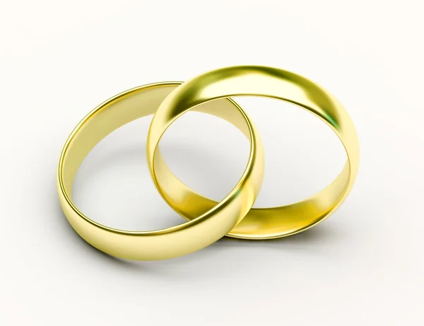 美丽的结婚戒指的 — 图库照片