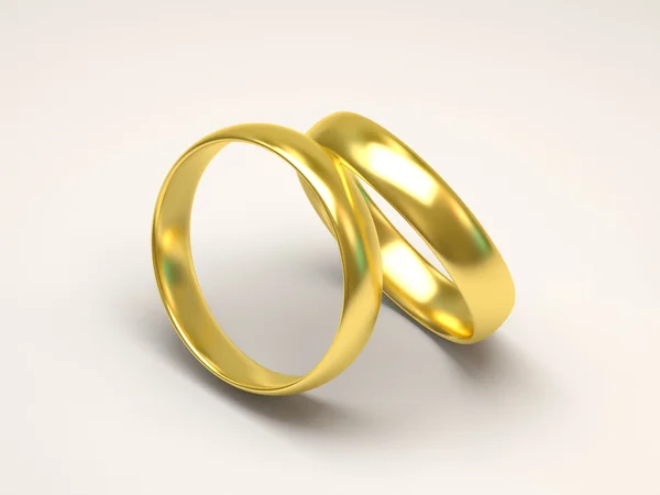 美丽的结婚戒指的 — 图库照片