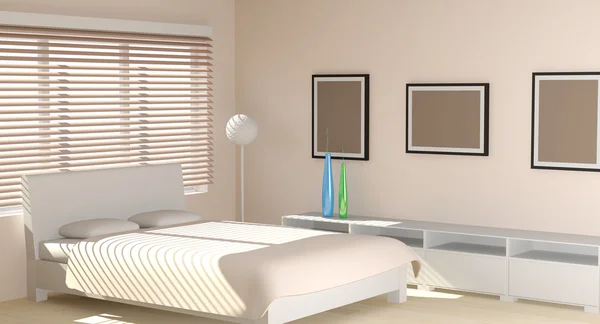 Modern interior in light tones — Stock Photo, Image