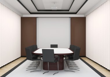 modern toplantı odasının içi