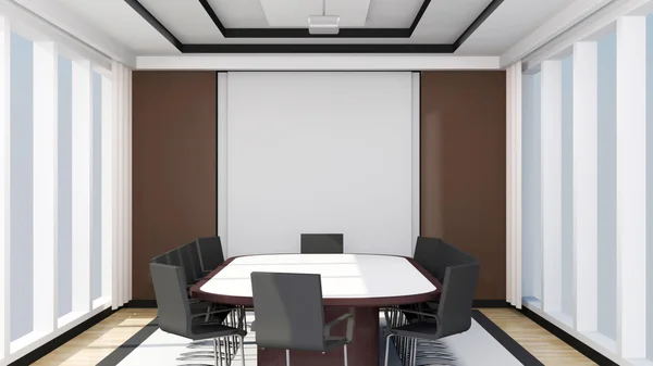 近代的な会議室のインテリア — ストック写真