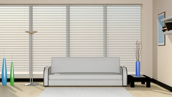 Modern Interior Light Tones — Stock Photo, Image