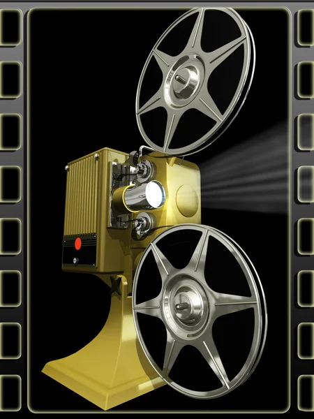 Pokaż Projektor filmowy przenieść — Zdjęcie stockowe