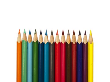 Colored pencils clipart