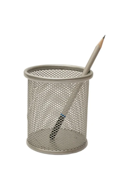 Grafietpotlood in cup — Stockfoto