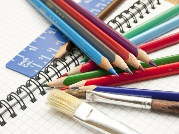 Colored pencils Royalty Free Stock Images