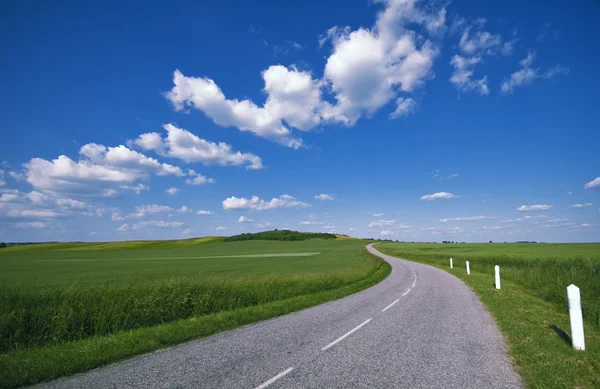 Road French Countryside — Stock Photo, Image