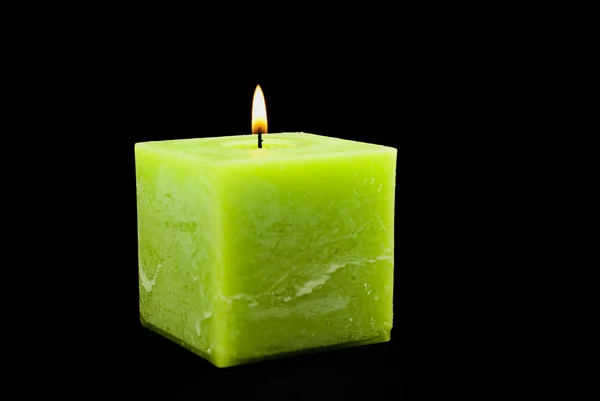Green Candle — Stock Photo, Image