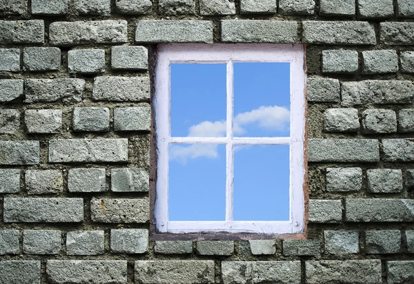 A janela. — Fotografia de Stock