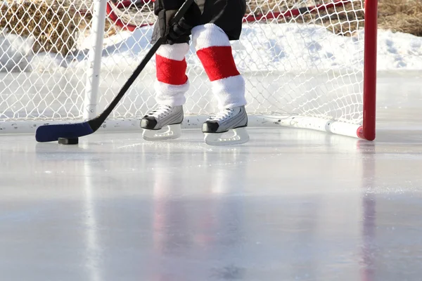 Hockey su laghetto — Foto Stock