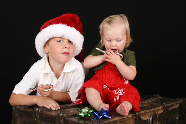 Jul familj — Stockfoto