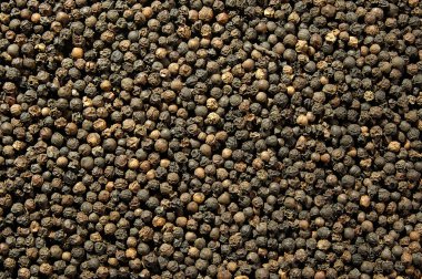 Texture Black pepper balls isolated clipart