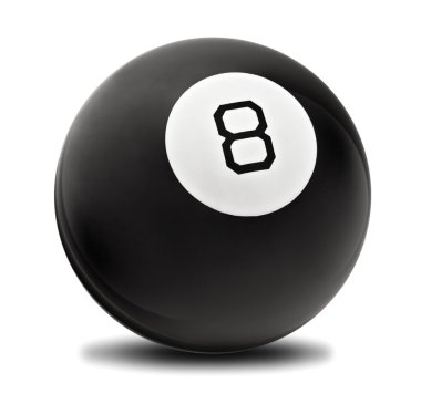 Magic Ball No 8 clipart