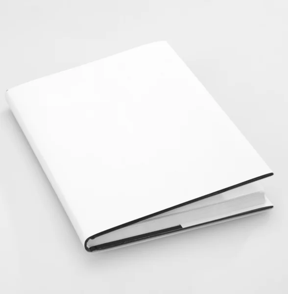 Kitap Kapağı Beyaz — Stok fotoğraf