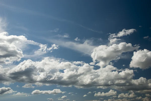 stock image Blue sky and bright clouds