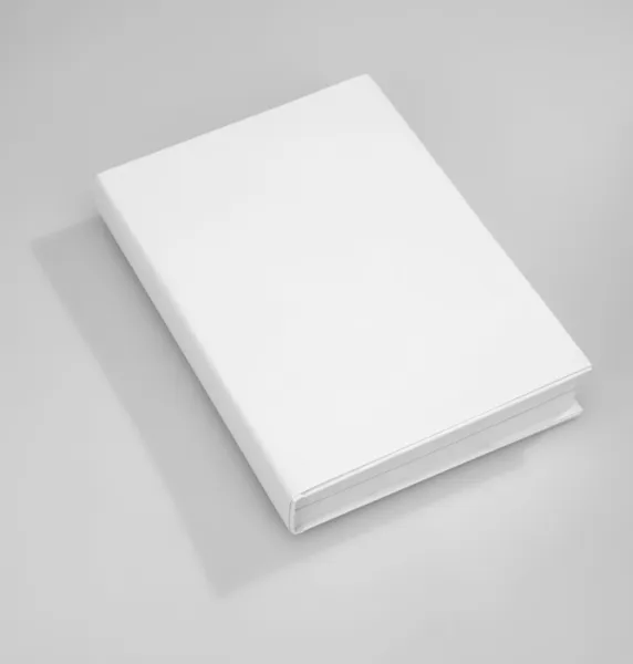Белая Обложка Книги — стоковое фото