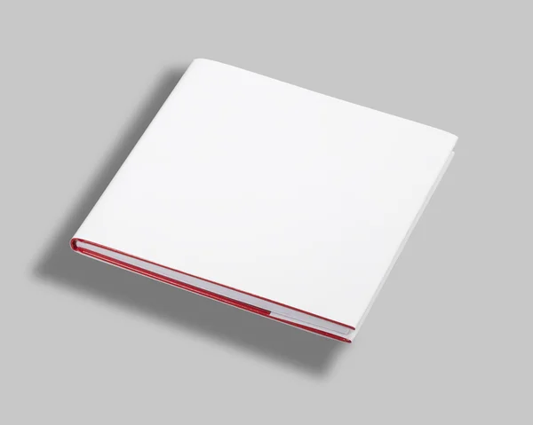 Copertina libro bianco w percorso di ritaglio — Foto Stock