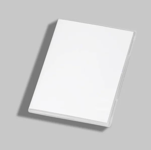 Caixa Dvd Isolada Branco Com Caminho Recorte — Fotografia de Stock