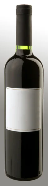 La botella de vino tinto w recorte —  Fotos de Stock