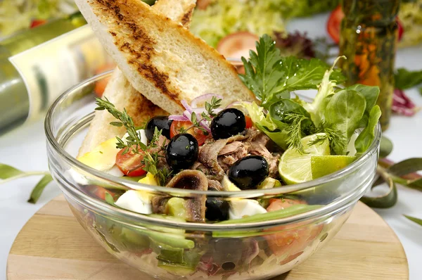 Hamsili salata — Stok fotoğraf