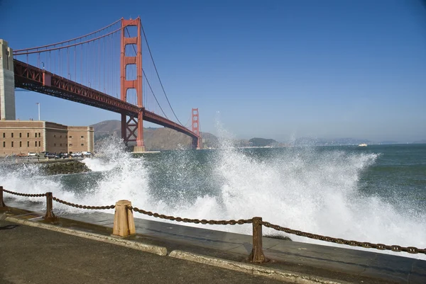ゴールデン ゲート ブリッジ サンフランシスコ湾の — ストック写真