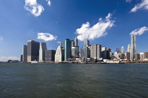 The New York City skyline — Stock Photo, Image