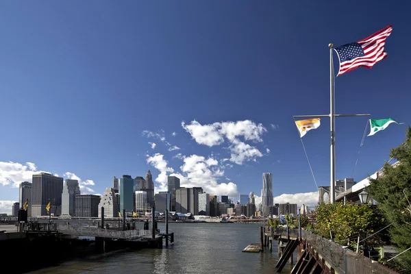 Centrum panoramę Nowego Jorku — Zdjęcie stockowe