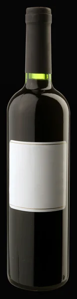 La botella de vino tinto w recorte — Foto de Stock
