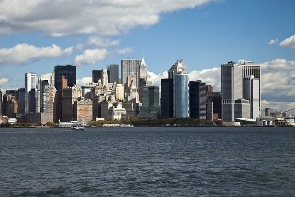 New York City Skyline Middag Van Het Westen — Stockfoto