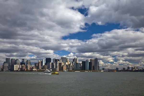 New York City Skyline Middag — Stockfoto