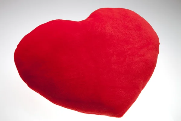 Den Röda Hjärtans Kudde — Stockfoto