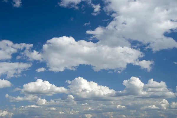 stock image Blue sky and bright clouds in the sunny day