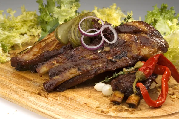 stock image Grilled ribs