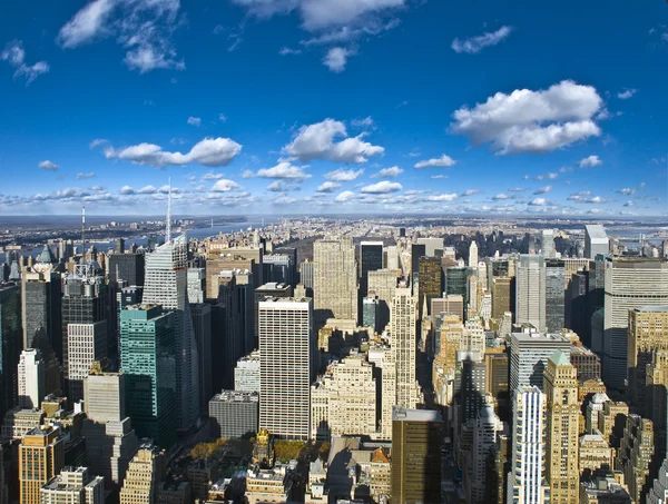 Das New York City Panorama Mit Central Park Und George — Stockfoto