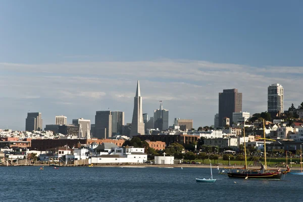 San Francisco Panorama Från San Francisco Bay — Stockfoto
