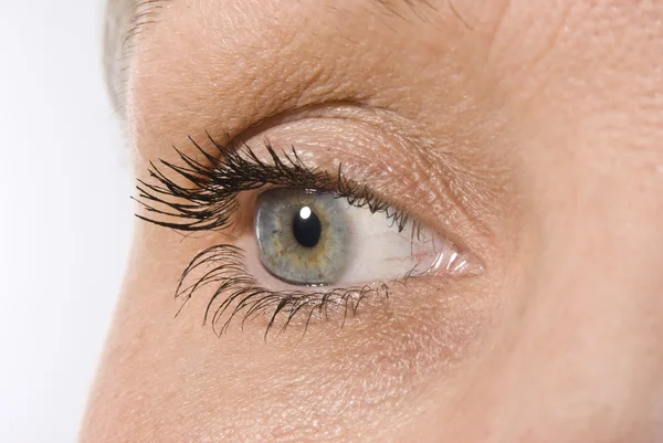 Krásné Ženské Oko Bez Make Upu — Stock fotografie