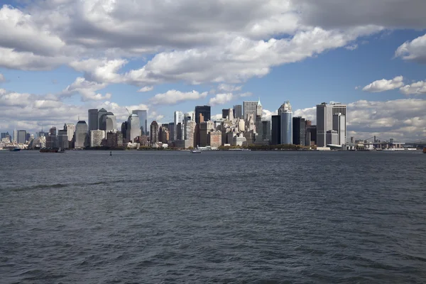 Нью Йорка Skyline Другій Половині Дня — стокове фото