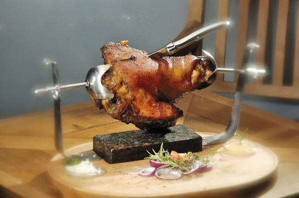 Rodilla de cerdo al horno — Foto de Stock
